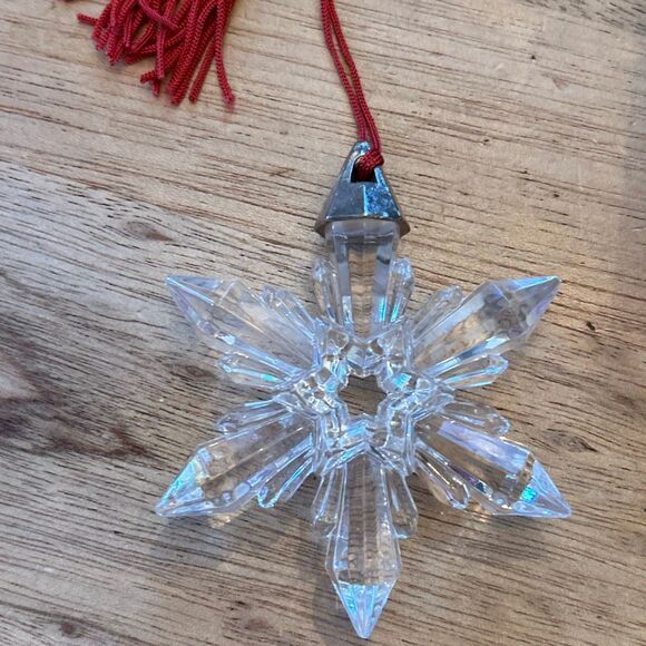 Marquis Waterford snowflake ornament first in a series crystal vintage - Picture 3 of 5